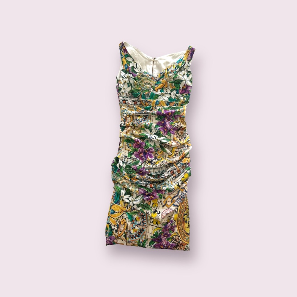 Dolce & Gabbana Multicolor Floral Dress